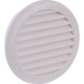 İloz Yuvarlak 100 mm Çap Gri Dış Duvar Izgarası