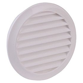 İloz Yuvarlak 100 mm Çap Kahve Dış Duvar Izgarası
