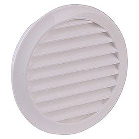 İloz Yuvarlak 100 mm Çap Kahve Dış Duvar Izgarası