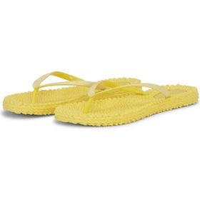 Ilse Jacobsen CHEERFUL01 Pale Banana Simli Sarı Kadın Parmak Arası Terlik