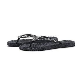 Ilse Jacobsen CHEERFUL03G Dark Indigo Taşlı Mavi Kadın Parmak Arası Terlik