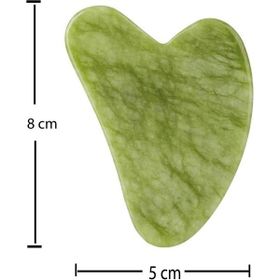 İlterus Yeşim Kalp Gua Sha Yüz Masaj Taşı