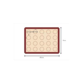 Ily 40x30 cm Silikon Makaron Mat