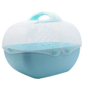 Imac Baggy Buz Mavisi 36x25x29h cm Kemirgen ve Yavru Kedi Taşıma Çantası