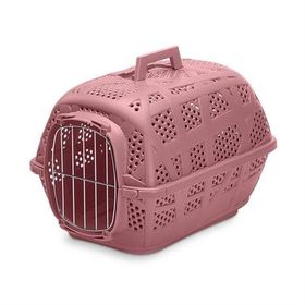 Imac Carry Sport 48x34x32 cm Koyu Pembe Metal Kapılı Köpek Taşıma Çantası