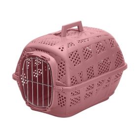 Imac Carry Sport 48x34x32 cm Koyu Pembe Metal Kapılı Köpek Taşıma Çantası