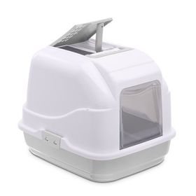 Imac Easy Cat Gri 50x40x40 cm Kapalı Kedi Tuvaleti