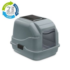 Imac Easy Cat Gri Geri Dönüşümlü Plastikten Kedi Tuvalet Kabı