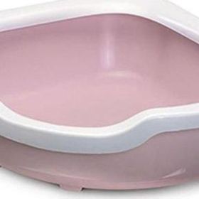 Imac Fred 50x65x15.5 cm Köşe Pembe Açık Kedi Tuvaleti