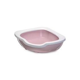 Imac Fred 50x65x15.5 cm Köşe Pembe Açık Kedi Tuvaleti