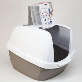 Imac Maddy Junior Üstü Açılır Kapalı Gri 57x43x41 cm Kedi Tuvaleti