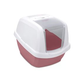 Imac Maddy Pembe Beyaz 57x43x41 cm Junior Kapalı Kedi Tuvaleti