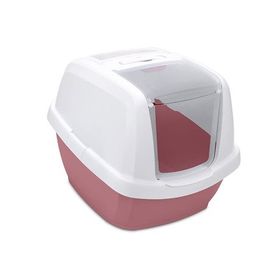 Imac Maddy Pembe Beyaz 57x43x41 cm Junior Kapalı Kedi Tuvaleti