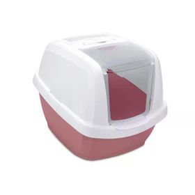 Imac Maddy Pembe Beyaz 57x43x41 cm Junior Kapalı Kedi Tuvaleti