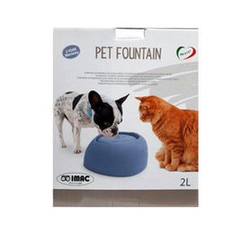 Imac Pet Fountain 2 lt Mavi Otomatik Su Kabı