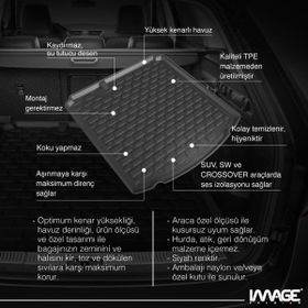 Image Citroen C4 Siyah HB 2005-2010 Arası Bagaj Havuzu