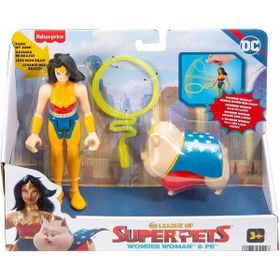 Imaginext HJF35 35.5 cm Renkli Fisher-Price DC League of Super Pets Figür