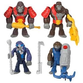 Imaginext HML57 Goril Komutan Maymun Ordusuna Karşı Aksiyon Figürü Seti
