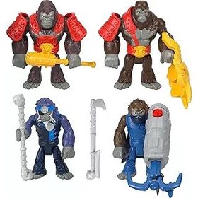 Imaginext HML57 Goril Komutan Maymun Ordusuna Karşı Aksiyon Figürü Seti
