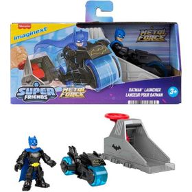Imaginext JJY34 - Batman Launcher JKJ48 DC Super Friends Aksiyon Figürü Fırlatma Seti