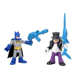 Imaginext M5645-GWP60 DC Super Friends Batman & Penguin Aksiyon Figürleri