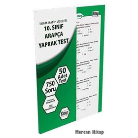 İmam-Hatip Liseleri 10. Sınıf Arapça Yaprak Test - Sinan Cırık
