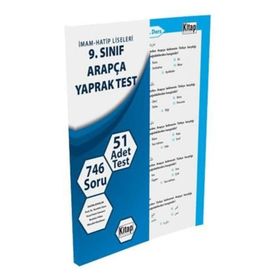 İmam Hatip Liseleri 9. Sınıf Arapça Yaprak Testler - Mustafa Akman