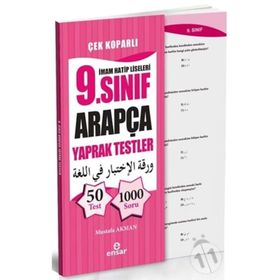 İmam Hatip Liseleri 9. Sınıf Arapça Yaprak Testler - Mustafa Akman
