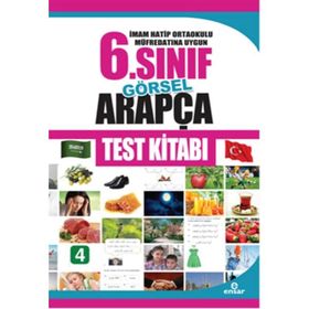 İmam Hatip Ortaokulu Müfredatın Uygun 6. Sınıf Görsel Arapça Test Kitabı - Abdullah Özer