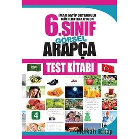 İmam Hatip Ortaokulu Müfredatın Uygun 6. Sınıf Görsel Arapça Test Kitabı - Abdullah Özer