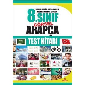 İmam Hatip Ortaokulu Müfredatına Uygun 8. Sınıf Görsel Arapça Test Kitabı - Abdullah Özer