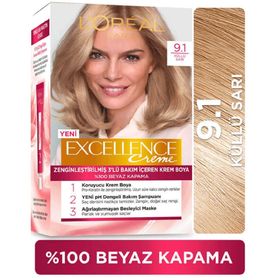 Imedia Excel 9.1 Sarı Küllü Saç Boyama Seti