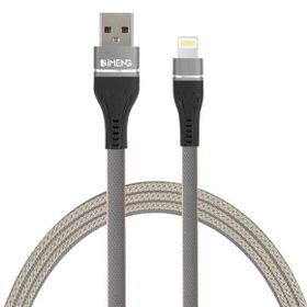 Imeng 3.1 A Ml108 Gri USB A To Lightning Örgülü Data ve Hızlı Şarj Kablosu