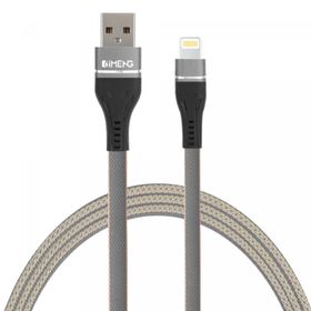 Imeng 3.1 A Ml108 Gri USB A To Lightning Örgülü Data ve Hızlı Şarj Kablosu