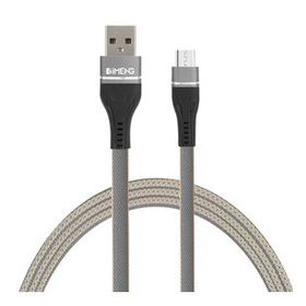 Imeng 3.1 A Ml108 Gri USB A To Micro Örgü To Micro Örgülü lü Data ve Şarj Hızlı Kablosu