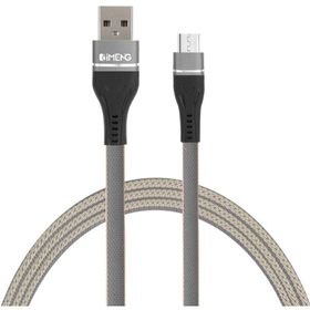 Imeng 3.1 A Ml108 Gri USB A To Micro Örgü To Micro Örgülü lü Data ve Şarj Hızlı Kablosu