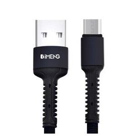 Imeng 3 A USB A To Micro Pro Braided Örgülü Siyah Data ve Hızlı Şarj Kablosu