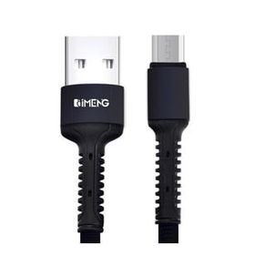Imeng 3 A USB A To Micro Pro Braided Örgülü Siyah Data ve Hızlı Şarj Kablosu
