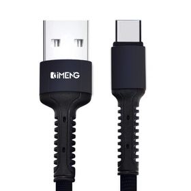 Imeng 3 A USB-A to Type-C Pro Braided Örgülü Siyah Data ve Hızlı Şarj Kablosu