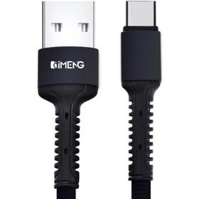 Imeng 3 A USB-A to Type-C Pro Braided Örgülü Siyah Data ve Hızlı Şarj Kablosu