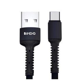 Imeng 3 A USB-A to Type-C Pro Braided Örgülü Siyah Data ve Hızlı Şarj Kablosu
