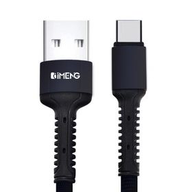 Imeng 3 A USB-A to Type-C Pro Braided Örgülü Siyah Data ve Hızlı Şarj Kablosu