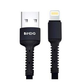 Imeng 3a Usb A To Lightning Pro Braided Siyah Data ve Hızlı Şarj Kablosu