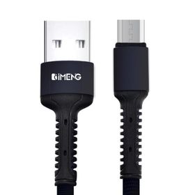 Imeng Huawei Y6S ile Uyumlu 3A USB A To Micro Pro Braided Örgülü Siyah Data ve Hızlı Şarj Kablosu