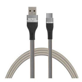 Imeng ML108 3.1 A 1 mt Gri USB A To Type C Örgülü Data ve Hızlı Şarj Kablosu
