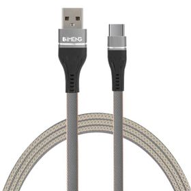 Imeng ML108 3.1 A 1 mt Gri USB A To Type C Örgülü Data ve Hızlı Şarj Kablosu