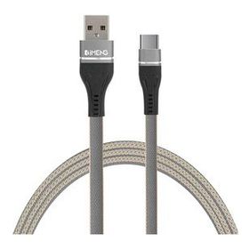 Imeng ML108 3.1 A 1 mt Gri USB A To Type C Örgülü Data ve Hızlı Şarj Kablosu