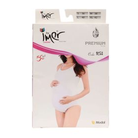 İmer Hamile 9253 Beyaz Çıt Çıtlı Body