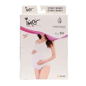 Imer Hamile 9253 Krem Çıt Çıtlı Body