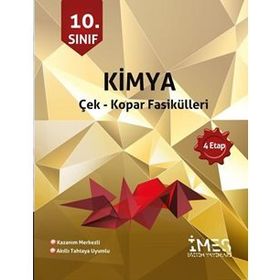 İmes 4 Etap 10. Sınıf Kimya Çek Kopar Fasikülleri Soru Bankası